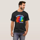 T-shirt Différents Autisme Diversité Neuro Abled Rainbow B (Devant entier)