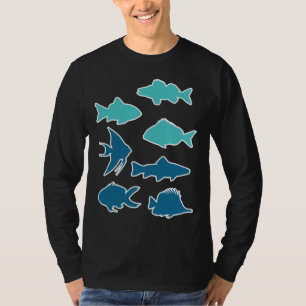 T-shirt Différents Types De Poissons