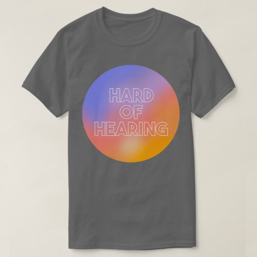 T-shirt difficile à entendre 2 4 (Design devant)