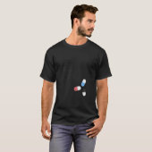 T-shirt Difficile D'Avaler Des Pilules (Devant entier)