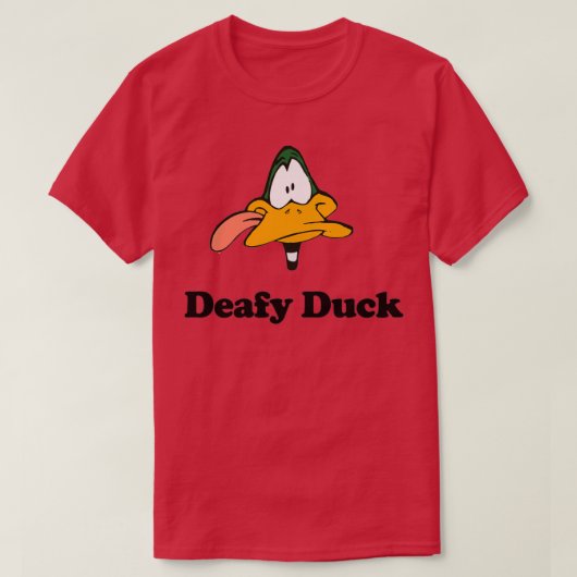 T-shirt Difficile D'Entendre Un Canard Mal Mal Deafé (Design devant)