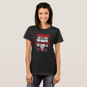 T-shirt Difficile d'être infirmière de salle d'opération (Devant entier)