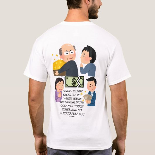 T-shirt , difficult time, (Dos)