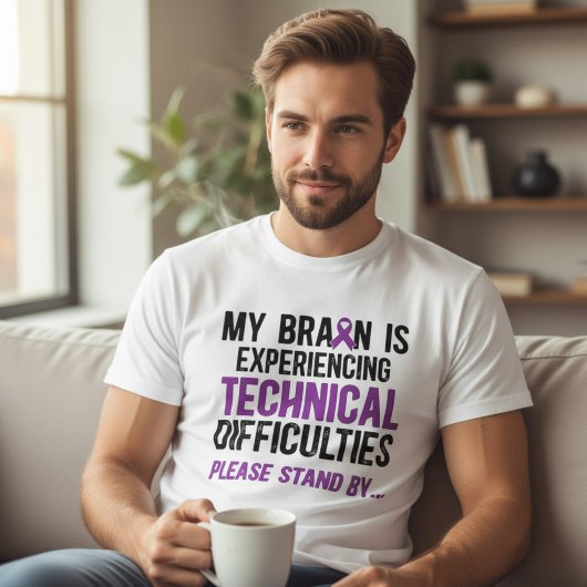 T-shirt Difficultés techniques du cerveau Sensibilisation 