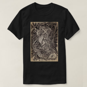 T-shirt Diffracté (caverne), par Brian Benson