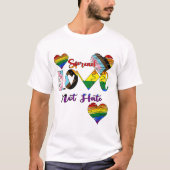 T-shirt Diffuser l'amour pas haïr (Devant)