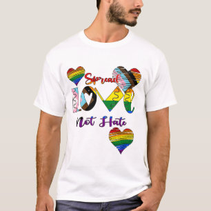 T-shirt Diffuser l'amour pas haïr