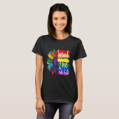 T-shirt Diffuser l'amour pas la haine, LGBT FIDE (Devant entier)