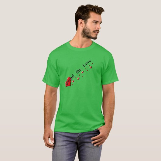T-shirt Diffuser les événements Love Green (Devant entier)