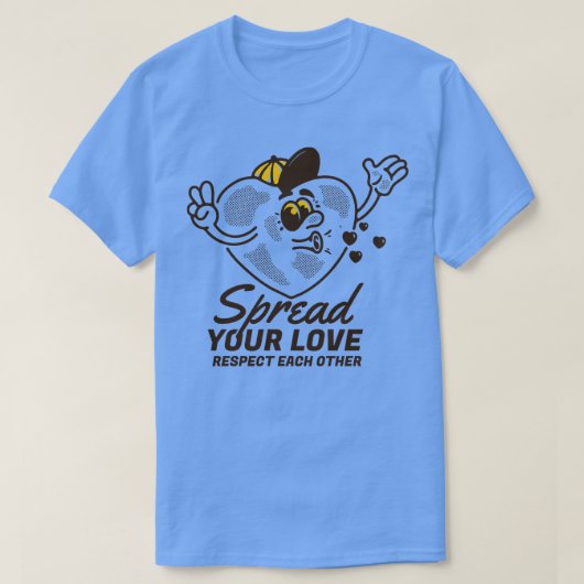T-shirt Diffuser votre amour se respecte (Design devant)
