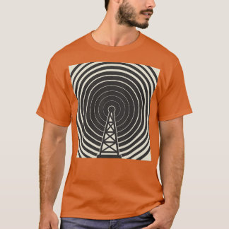 T-shirt Diffusion de la tour de radio