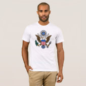 T-shirt Diffusion Eagle (LUMIÈRE) des USA (Devant entier)
