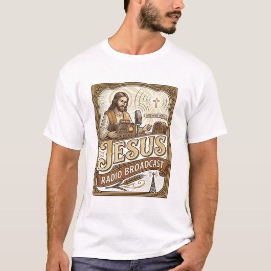 T-shirt Diffusion Radio Jésus Diffusion Radio Jésus Christ (Devant)