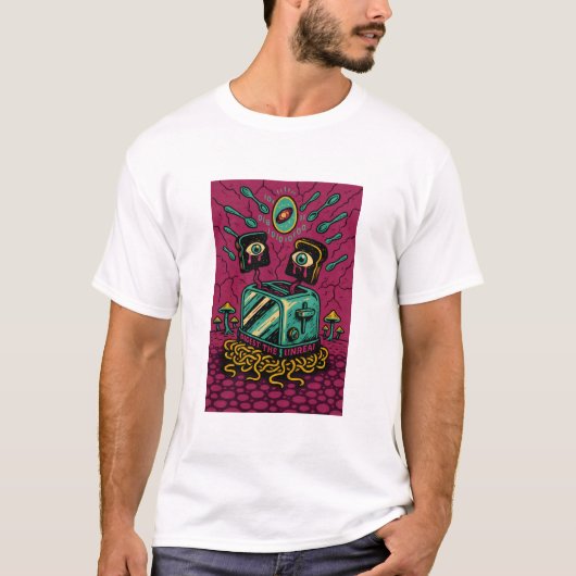 T-shirt Digest the Unreal – Psychedelic Breakfast Surreali (Devant)