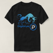 T-shirt DigiByte Crypto BULLRUN HODL DGB Token to be Milli (Design devant)