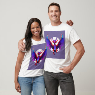 T-shirt "Digital Bat Bird Design - Embrassez l'art moderne