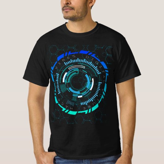 T-shirt Digital Future Vibes (Devant)
