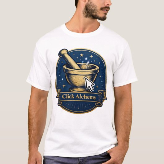 T-shirt Digital Magic & Modern Alchemist Design (Devant)
