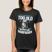 T-shirt Digital Nomade Independent Backpacker Work and Tra (Devant)