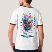 T-shirt Digital Rush – Chemise Explosion Panier (Dos entier)