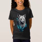 T-Shirt Digital Wolf Basic Kids Girl (Devant)