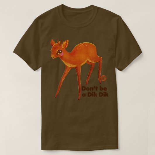 T-shirt dik (Design devant)