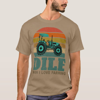 T-shirt DILFDamn I Love Farming Funny Farmer Farming Retro