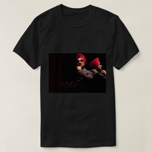 T-shirt Diljit Dosanjh Diljit Dosanjh Diljit Dosanjh Dilji (Design devant)
