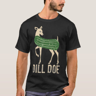 T-shirt Dill Doe Drôle Humour Adulte Drôle Nature Cerf Red