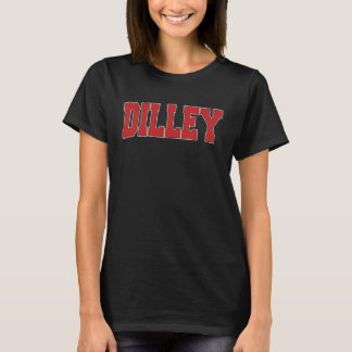 T-shirt DILLEY TX TEXAS Varsity Style USA Vintage Sports