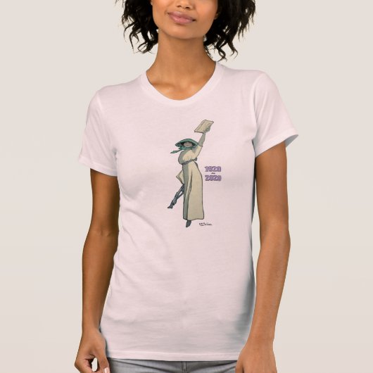 T-shirt d'illustration vintage Votes for Women (Devant)