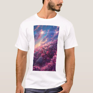 T-shirt d'illustrations d'un troupeau de moutons