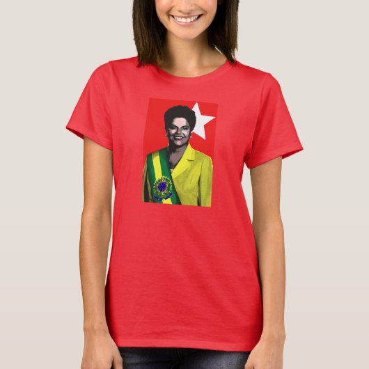 T-shirt Dilma Presidente Brésil 2014 Eleções (Devant)