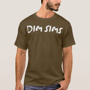 T-shirt Dim sims asian fast food Drôle Sayings Plaisanteri