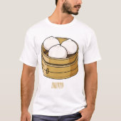 T-shirt Dim sum dessin animé (Devant)