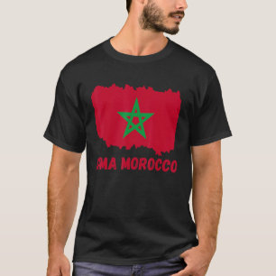 T-shirt Dima Maroc Drapeau Sport Maroc marocain dima magh