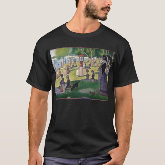T-shirt Dimanche Après-Midi Seurat Neo Impressionniste Pei (Devant)