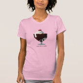 T-SHIRT DIMANCHE DE FUDGE CHAUD, AMATEURS DE CRÈME GLACE, (Devant)