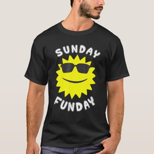 T-shirt Dimanche (Dimanche Jour)-Fête (Fun.Day) (Devant)