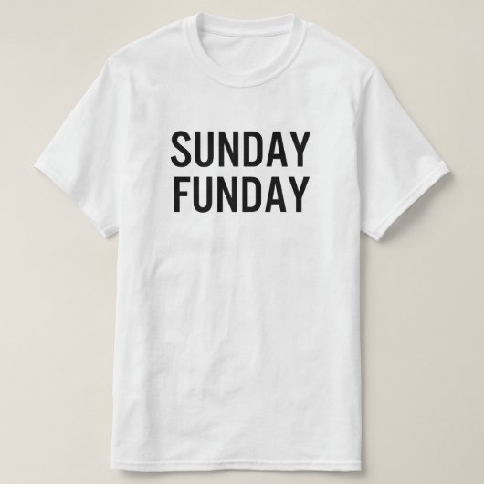 T-shirt Dimanche Fun (Design devant)