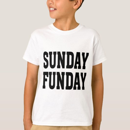 T-shirt Dimanche Funday (Devant)