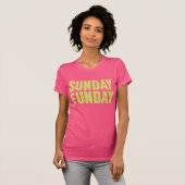 T-shirt Dimanche Funday (Devant entier)
