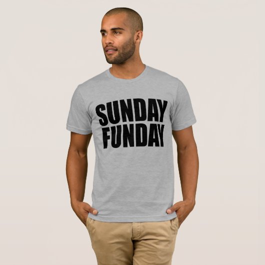 T-shirt Dimanche Funday (Devant entier)