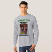 T-SHIRT DIMANCHE JAILLIT LONGSLEEVE VERT (Devant entier)