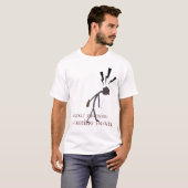 T-shirt Dimanche matin descendant (Devant entier)