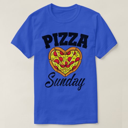 T-shirt Dimanche Pizza Night Drôle Pizza Lover Restauratio (Design devant)