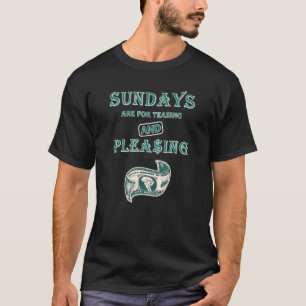 T-shirt Dimanches Profiter Agréable Sport Amusant Gambe De