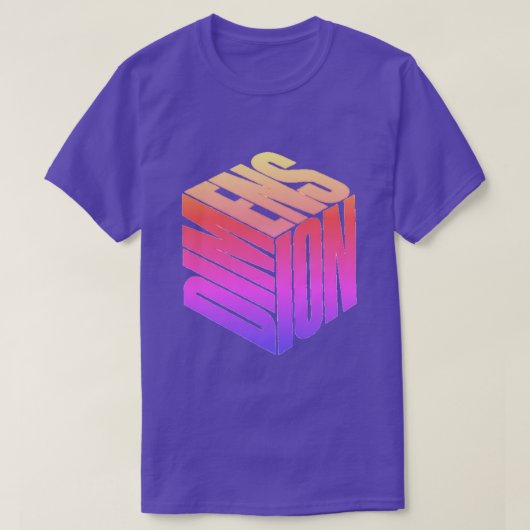 T-shirt Dimension (Design devant)