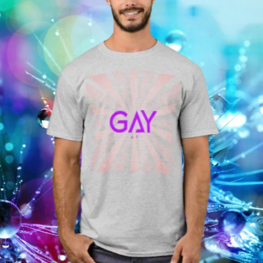 T-shirt Dimension Gay Pourpre