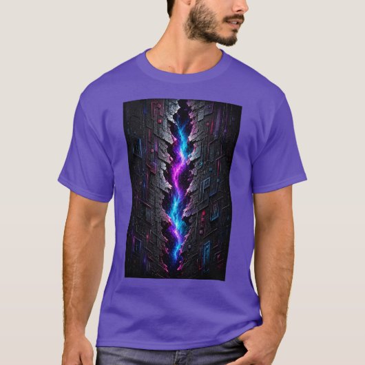 T-Shirt Dimensional Rift 3D (Devant)